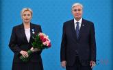 Елена Белоградова получила награду от Президента Казахстана